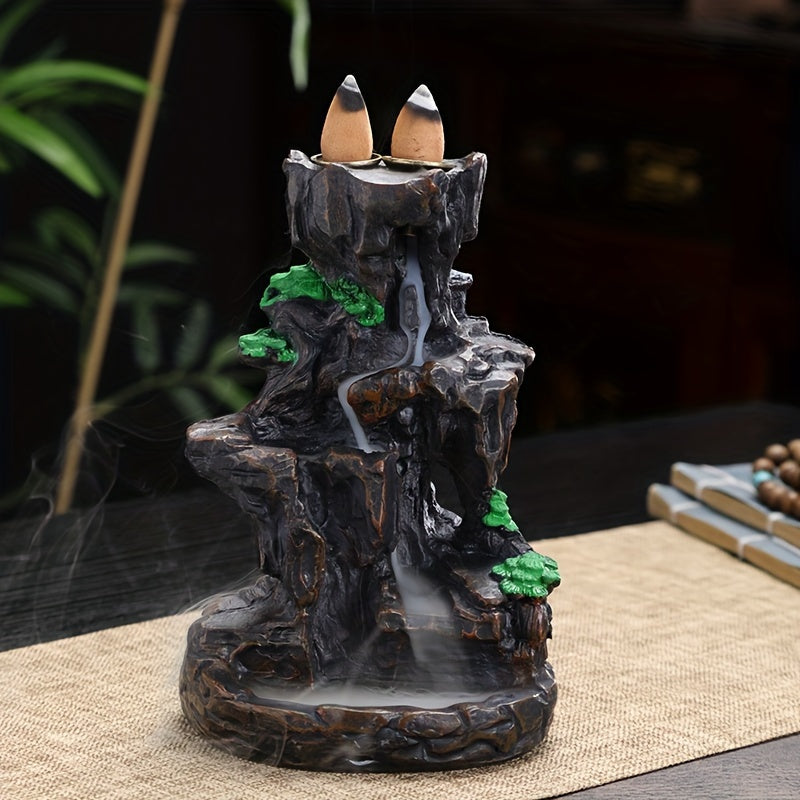 Waterfall Incense Holder for Home Decor and Meditation Yoga Spa Gift