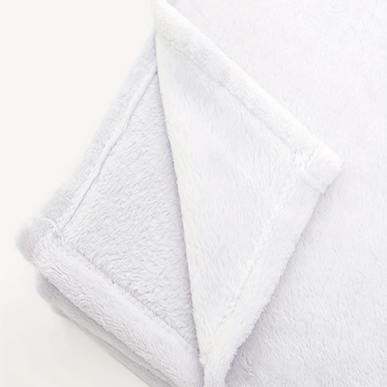 Printed Flannel Blanket with Envelope Design Cozy Throw for Couch Bed Camping