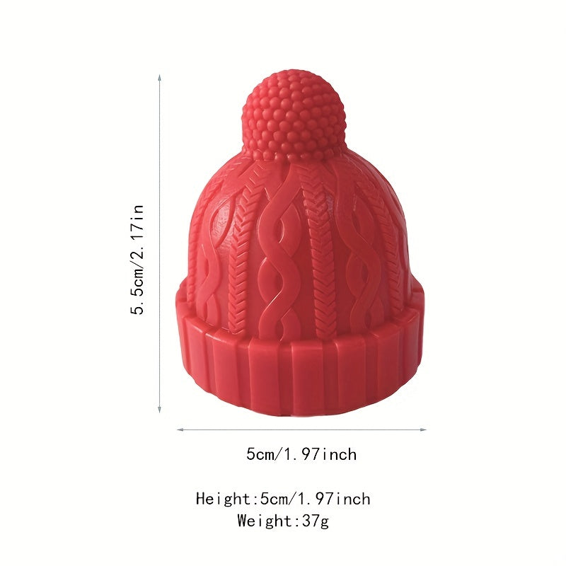 Silicone Hat-Shaped Wine Bottle Stopper Kitchen Dining Christmas Gift