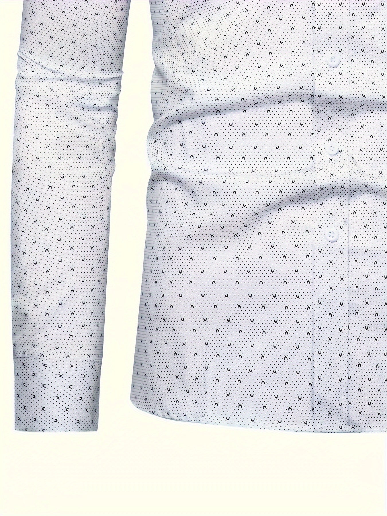 Camisa casual de tamaño grande para hombre con estampado de luna, de poliéster y mezcla, para primavera y otoño