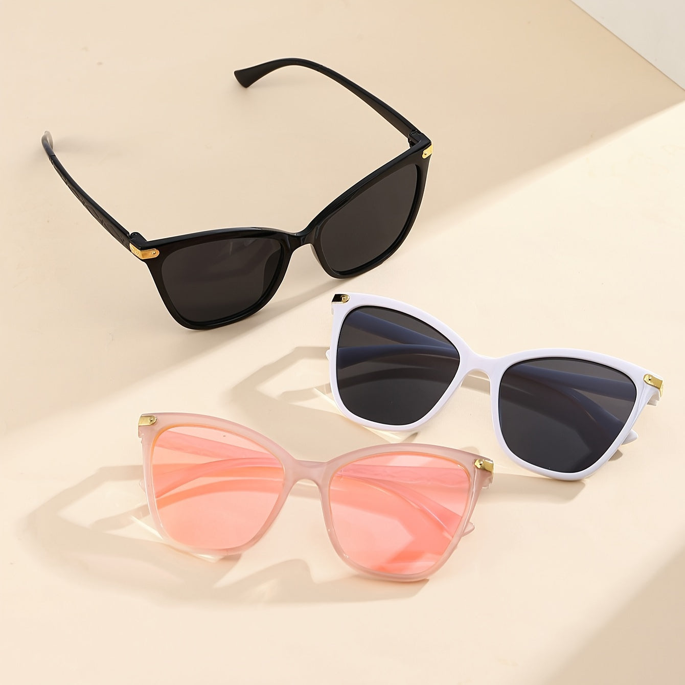 Women's Cat Eye Glasses with Heart Design for Music Festivals