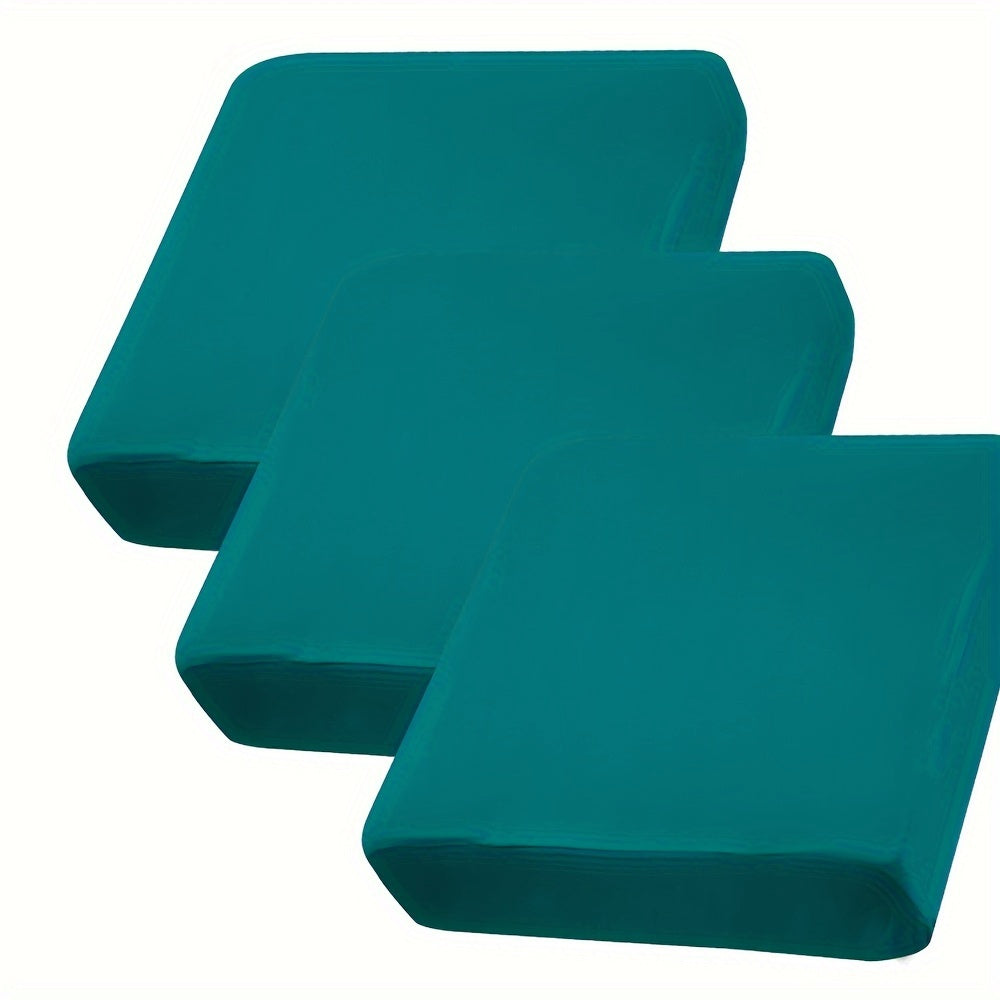 Yuqori elastiklikka ega, alohida almashtiriladigan bir rangli divan yostiq qopqog'i to'plami. Har mavsum uchun mos, yotoqxona, ofis, yashash xonasi uchun mukammal mebel himoyachisi.