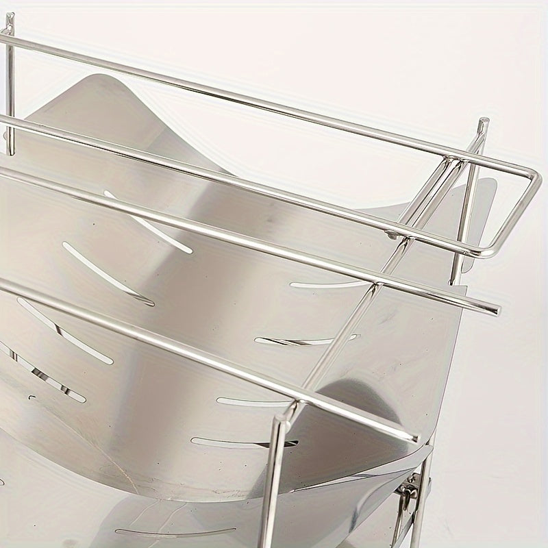 Stainless Steel Grill for Outdoor Cooking Camping Tailgating Lightweight High-Temperature Resistant