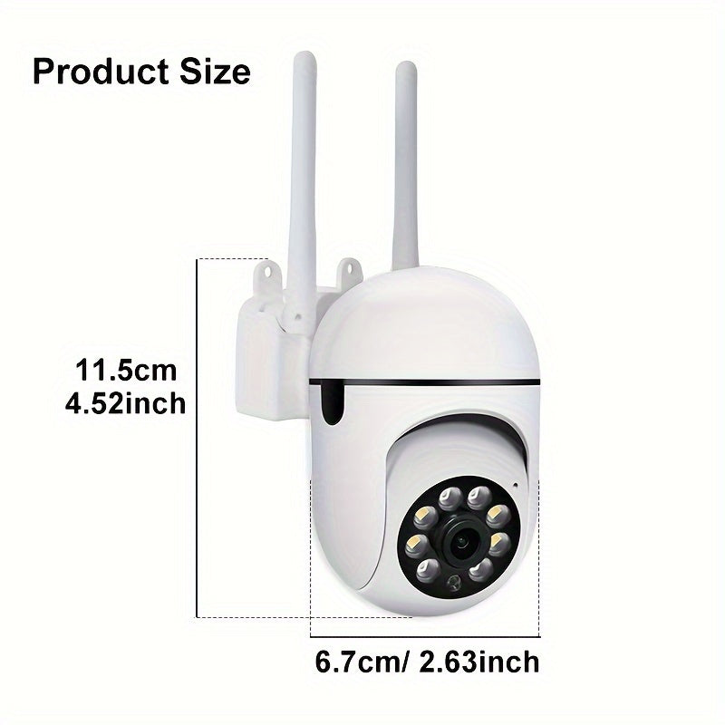 Wireless Security Camera System 5-Pack Full HD 1080P Night Vision Two-Way Audio Motion Detection Smartphone Compatible