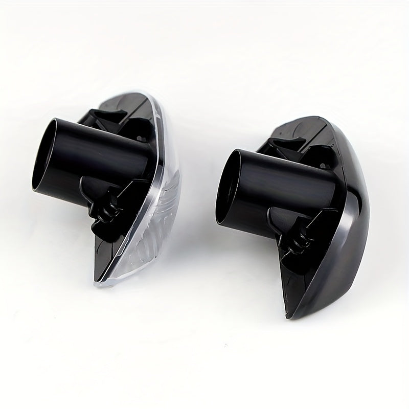2 шт. автомобильных крышек корпуса фар без ламп для внедорожников, черный цвет, подходит для моделей