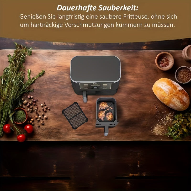 Silicone Air Fryer Splash Guard 1pc Compatible with AF400 AF451 DZ401 Kitchen Accessory