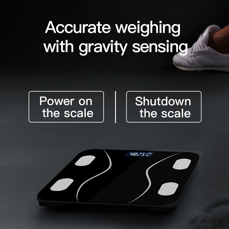 Электронные напольные весы 1 шт. Монитор веса тела с подключением к телефону