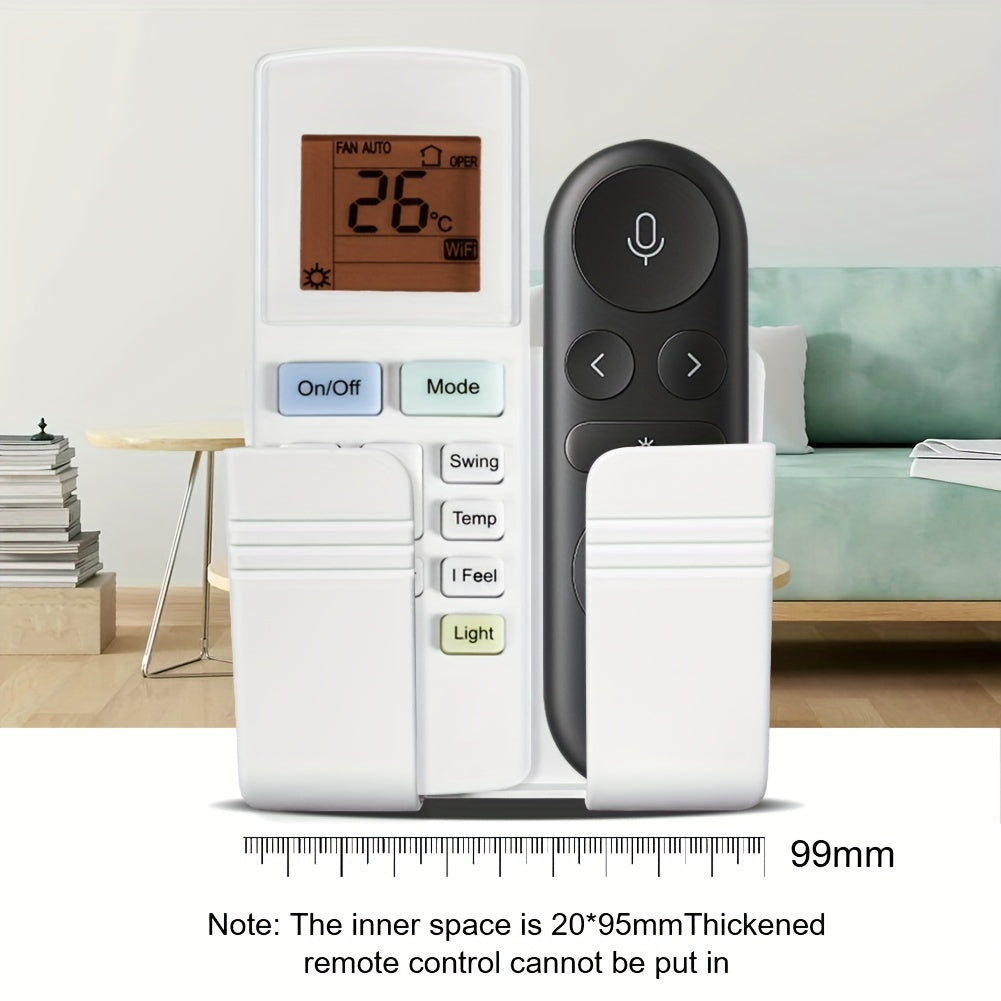 Yopishqoq orqa qismi bilan mustahkam devorga o'rnatiladigan telefon ushlagichi. Suv o'tkazmaydigan ABS material, kabel uchun joy va sirpanmaydigan pad. Uy, ofis va oshxona saqlash uchun ideal.