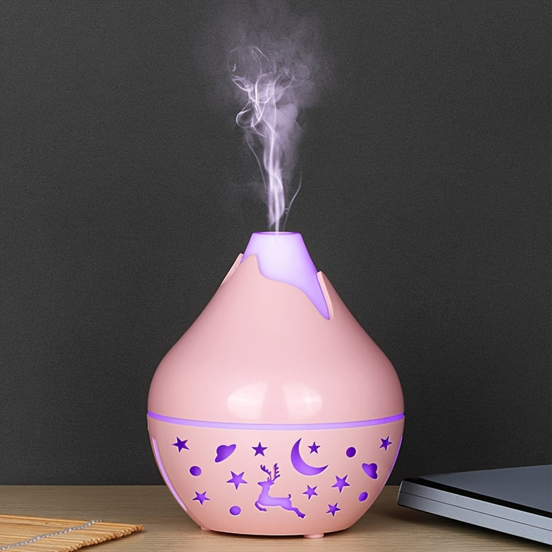 Portable USB Humidifier and Aromatherapy Diffuser for Bedrooms and Offices Cool Mist Plastic