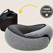 Memory Foam Neck Pillow for Travel Soft Support U-Shaped Cushion for Flights and Naps