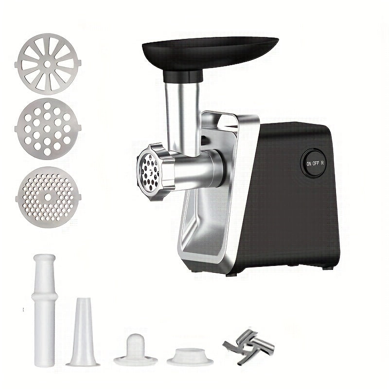 Household Meat Grinder EU Plug Multi-Function Electric Sausage Machine Stainless Steel