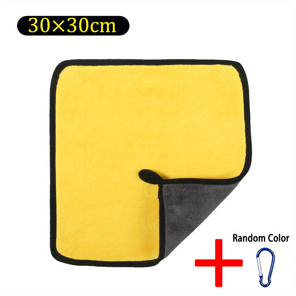 Super-Absorbent Fishing Towel with Carabiner for Kitchen Car Washing