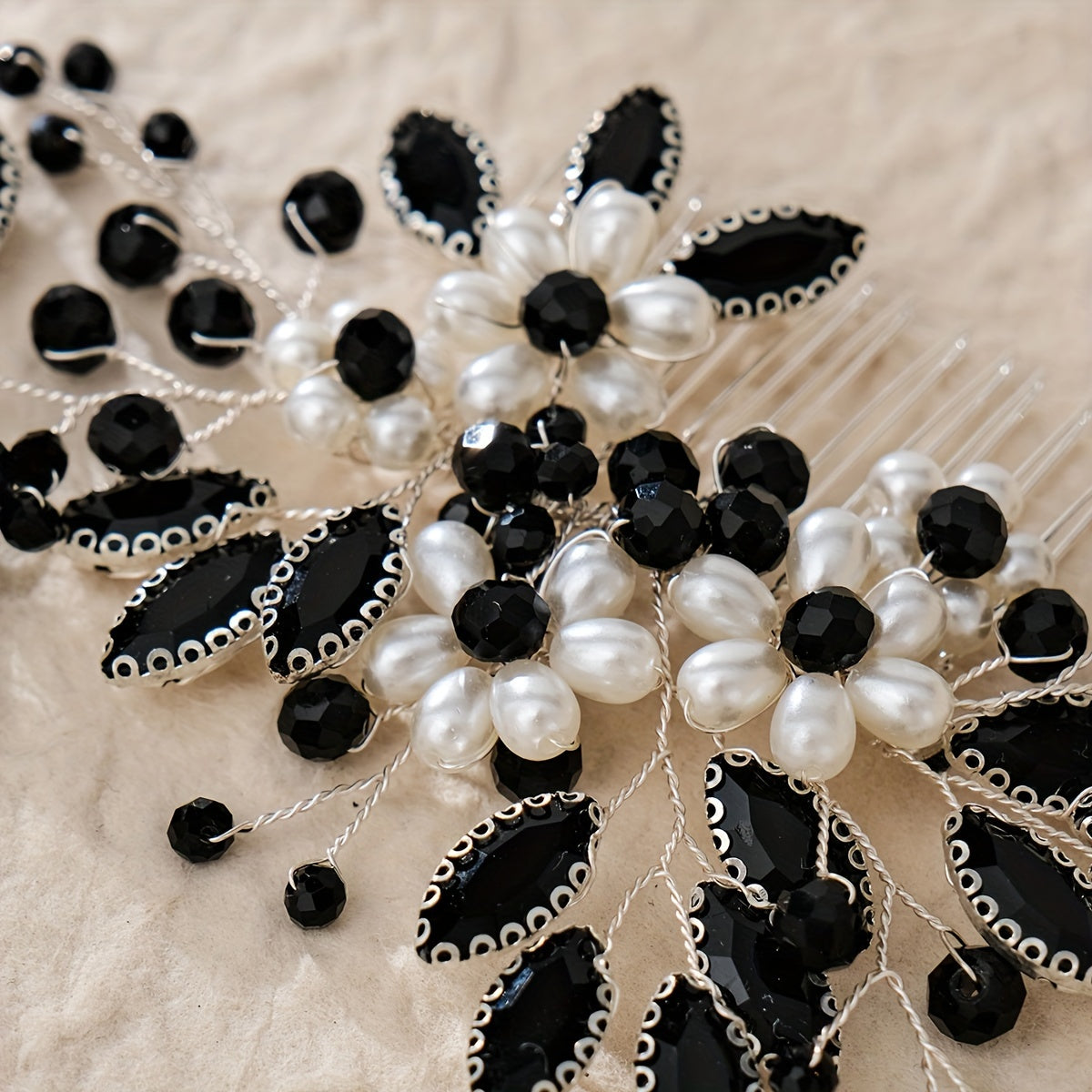 To'y uchun gullar bilan bezatilgan to'y soch tarozi bilan to'y uchun rhinestone soch tarozi