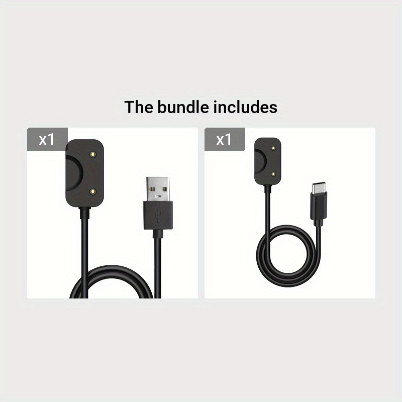 Magnetic USB Type C Charging Cable for Samsung Galaxy Fit 3 Smartwatch with Cat5e Ethernet Adapter