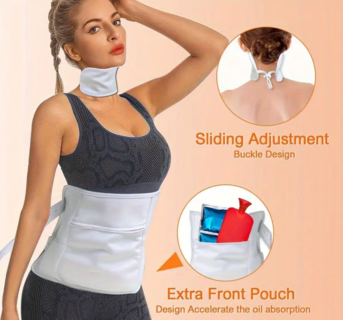 Compress Wrap Belt with Pocket