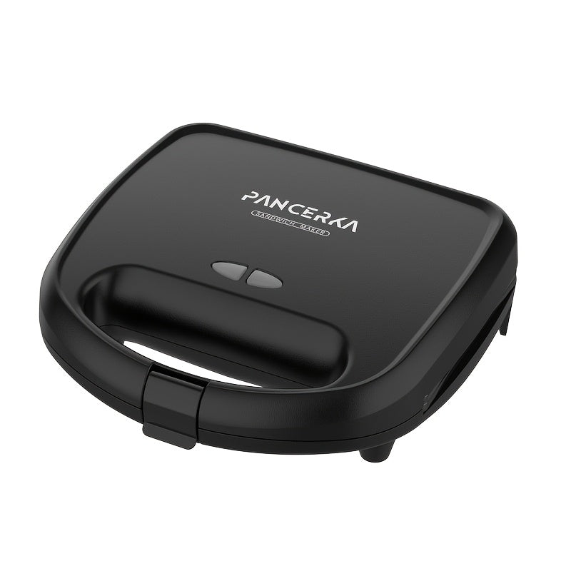 Электрический сэндвич-мейкер 750 Вт с антипригарным покрытием, двойное нагревание, компактный, гриль