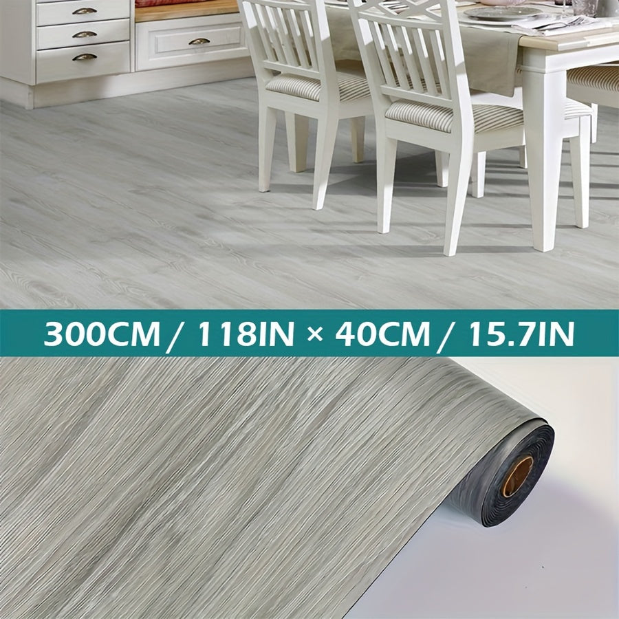 Retro Wood Grain Self-Adhesive Wallpaper Waterproof Oil-Resistant for Furniture and Room Makeovers 39.88cm x 299.72cm