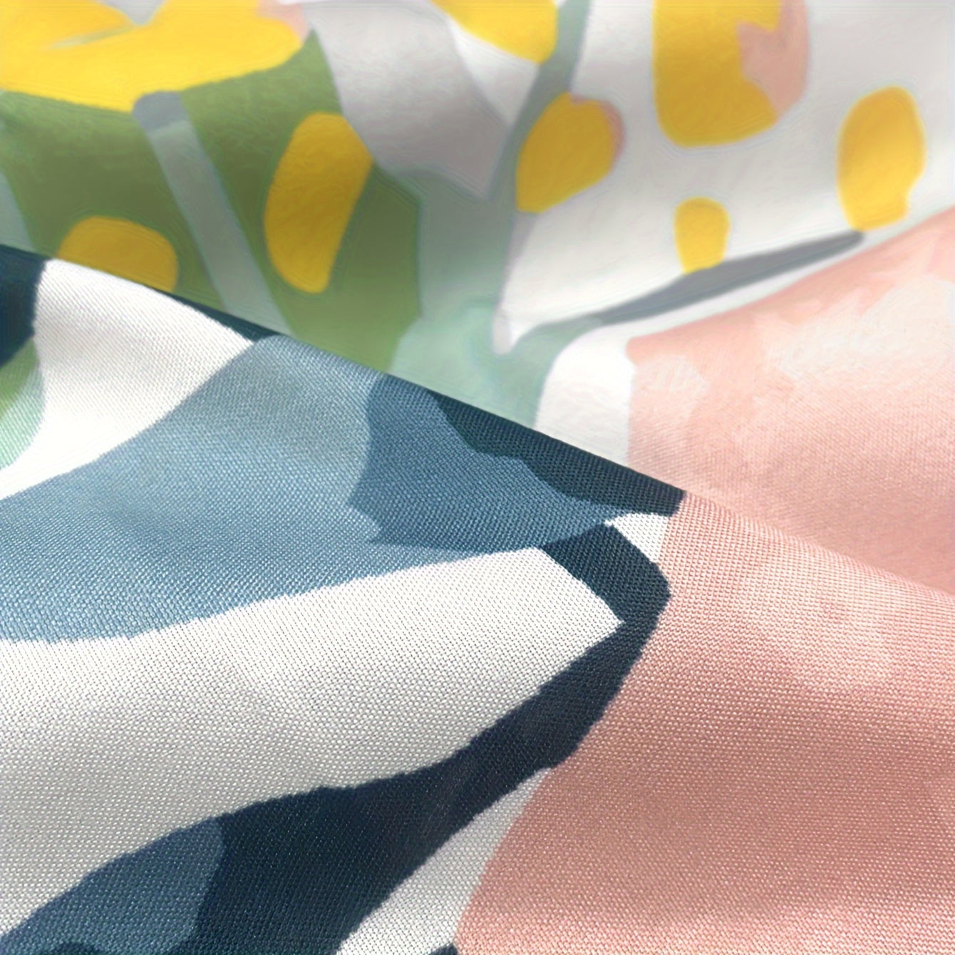 Gul bosma yostiq qopqog'i to'plami, yumshoq to'qilgan polyester, qopqoq yopilishi, uy dekoratsiyasi