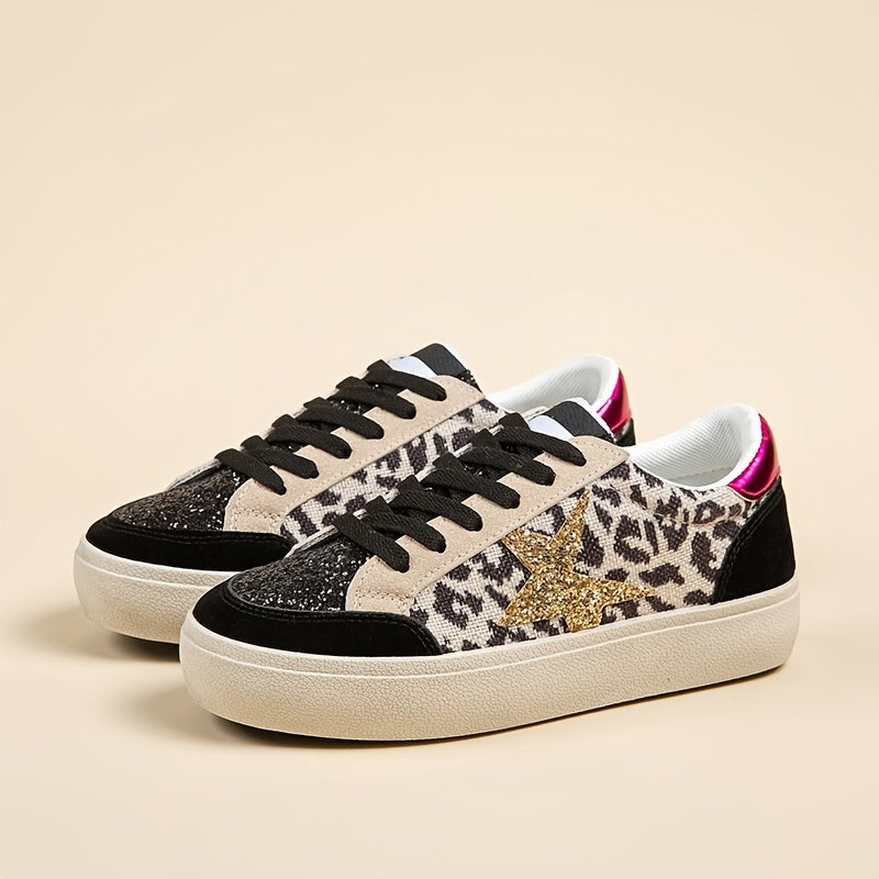 Women’s Casual Sneakers Lightweight Non-Slip Chunky Low Top Shoes