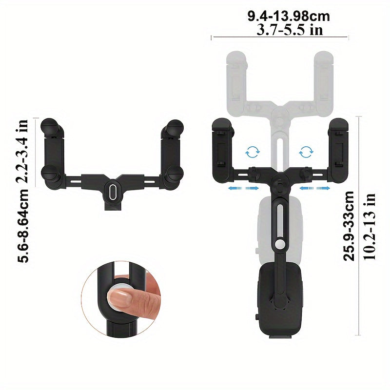 Soporte universal para coche con brazo ajustable y resistente al agua ABS