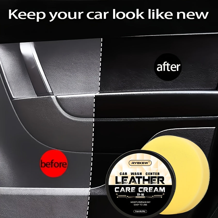 Cera de reparación de cuero para interiores de coche para restauración de asientos y tablero