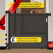 Baby Safety Gate Mesh Retractable Child Gate for Doorways Stairs Indoor Outdoor
