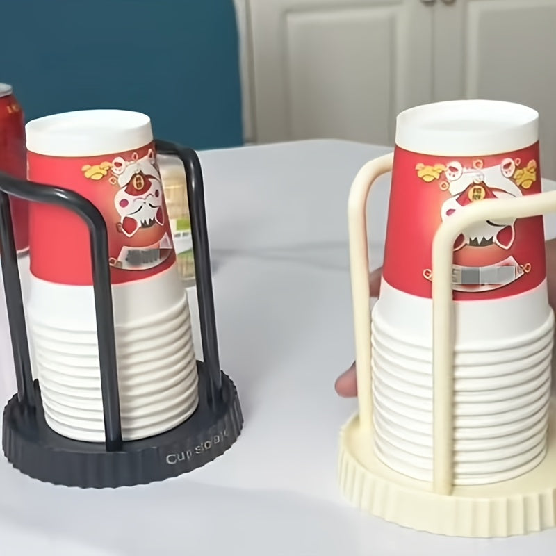 Plastic Disposable Cup Holder for Desktop Organization and Cup Removal
