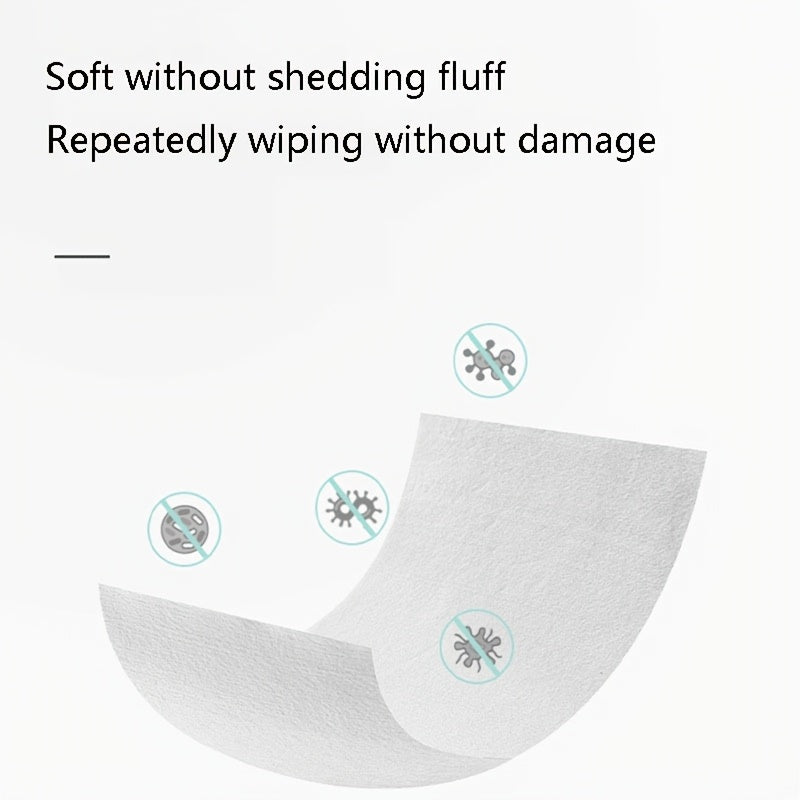 Katta bir martalik spirtli tozalash matolari - 200 dona, 75% to'ldirish, bo'yoqsiz, telefonlar, idishlar, zargarlik buyumlari va boshqalar uchun bir martalik tozalash padlari, portativ dog' tozalovchi.
