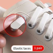 Adult Non-Slip Elastic Shoe Laces, Polyester Spandex, 9 Colors, 100cm