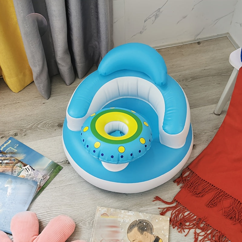 Inflatable Baby Chair for Toddlers with Air Pump PVC Material Summer Use