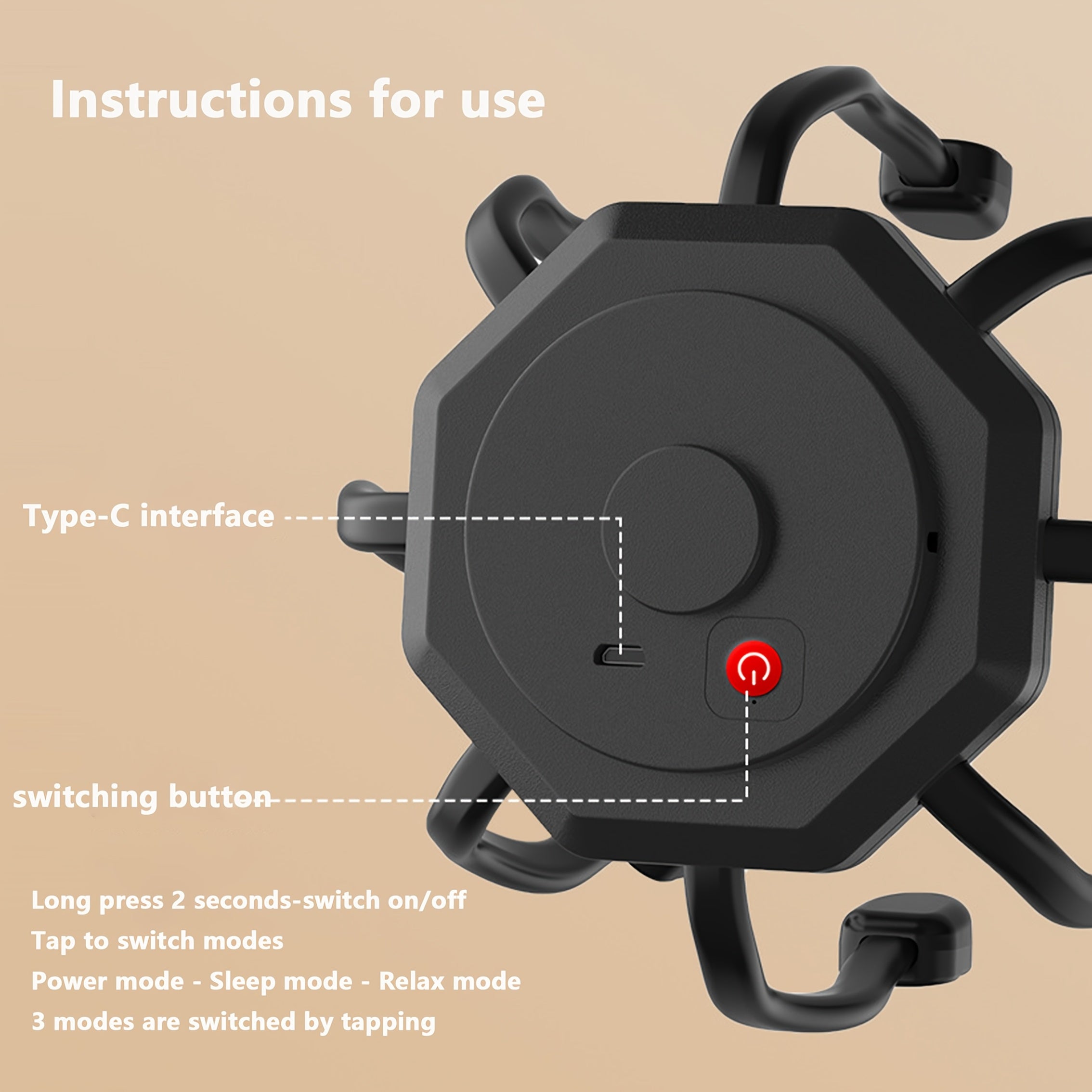 8-Nuqtali Oktopus Bosh Massajchisi Yumshoq Silikon Poyalar bilan - USB Qayta Zaryadlanadigan, Kam Allergik Plastik, Ko'p Tegishli Bosimni Bo'shatish, Saqlash Qutisi bilan - Erkaklar va Ayollar uchun Ideal Sovg'a