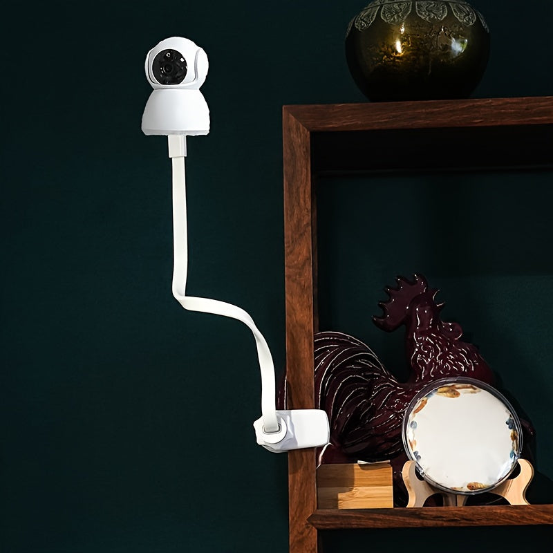 Multi-Functional Camera Mount with Bendable Arm for Wine Cabinets and Cribs