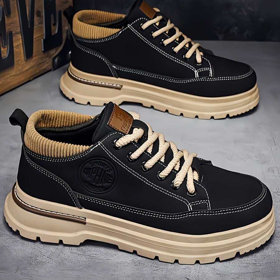 Erkaklar uchun plussiz qulay krossovkalar, britaniya uslubidagi pastki ish poyafzallari, barcha mavsumlar uchun nafas oladigan.