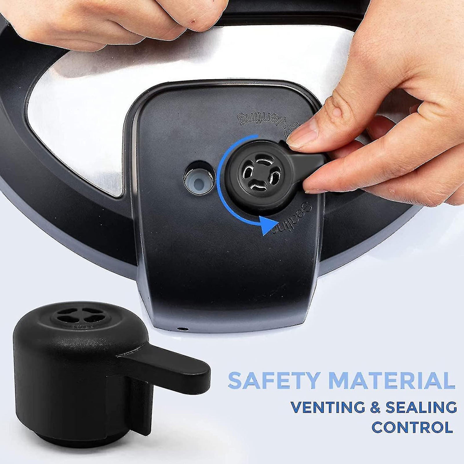 Ninja Foodi OP401/OP30 uchun qulay va mustahkam bug' chiqarish klapan tutqichi - Yuqori sifatli plastik va metalldan tayyorlangan, oshxona va ovqatlanish uchun zaruriy buyum