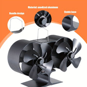 Yog'och ventilyatorli issiqdosh ikki motorli tabiiy havo oqimi bilan ichki qora devor ventilyatori