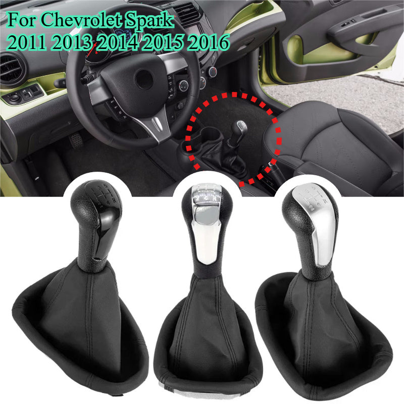 Car Gear Shift Knob Lever Gaiter Cover ABS Chrome 5 Speed Manual