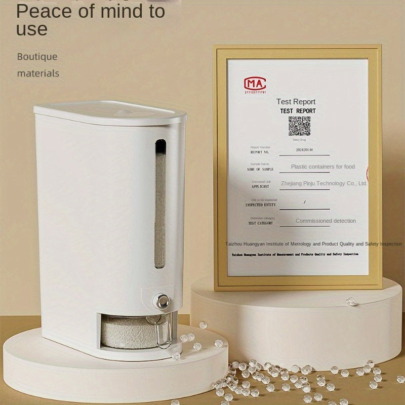 Oziq-ovqat uchun havo o'tkazmaydigan saqlash konteyneri, o'lchov stakan bilan, 176oz 352oz, namlikka chidamli