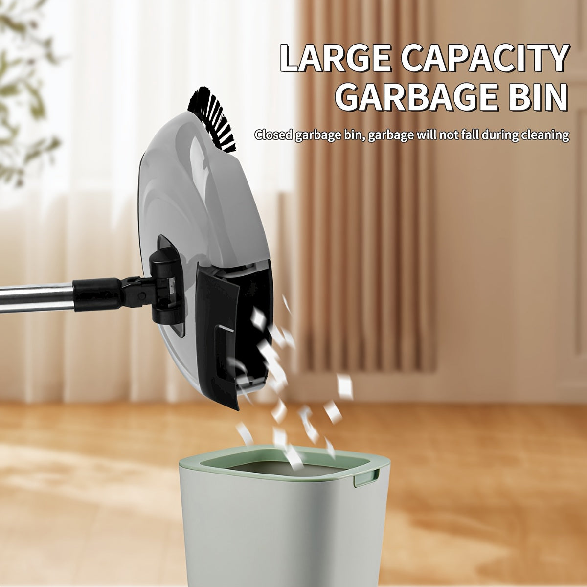 Versatile Hand Push Sweeper Vacuum Cleaner Wet Dry Floor Cleaner