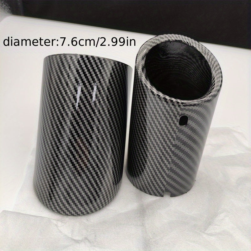 Универсальный 76мм накладка на выхлопную трубу автомобиля стильное покрытие для седана и внедорожника