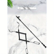 Foldable Fireplace Fire Tongs with Iron Handle for Campfire and Home Use