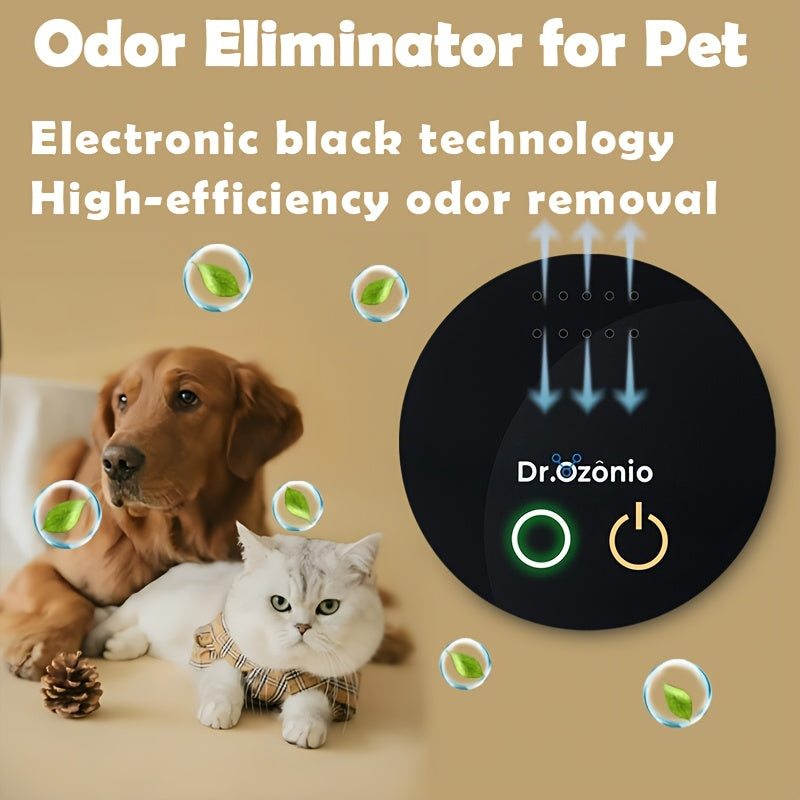 Portable USB Deodorizer Battery-Powered Air Purifier for Odor Removal from Litter Box Kitchen Bathroom