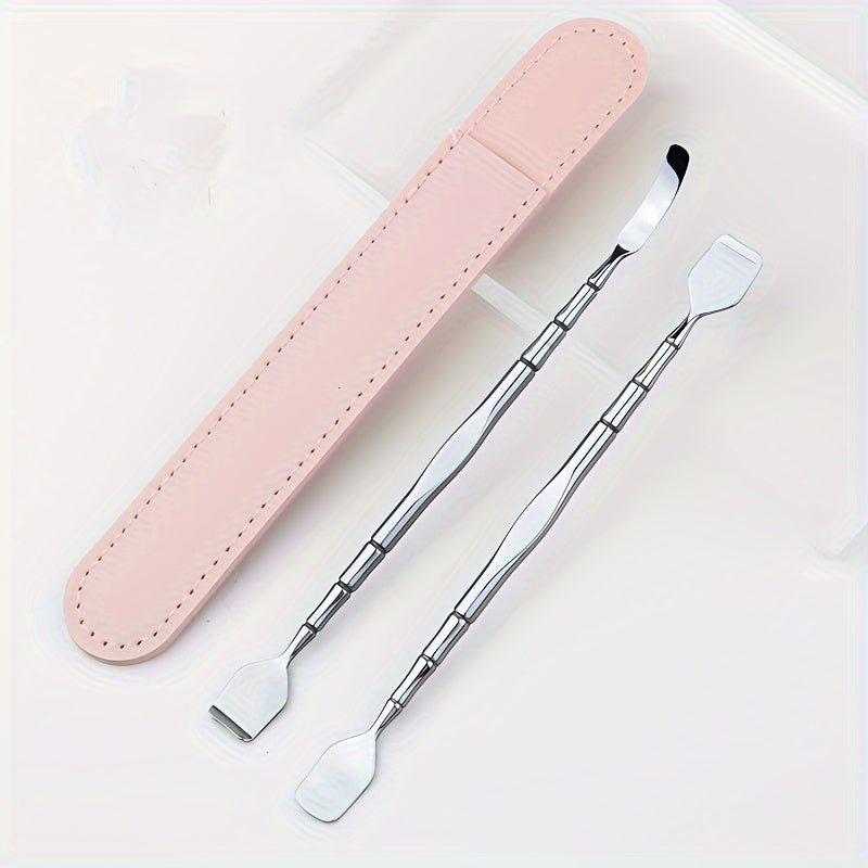 Uniseks zanglamaydigan po'latdan yasalgan, ikki tomonlama qora nuqta olib tashlash uchun asbob, gipoallergik