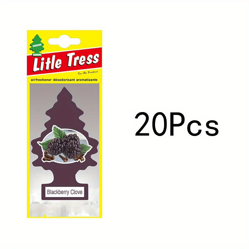 Car Air Freshener Hanging Paper Tree for Home or Vehicle Scented Decor