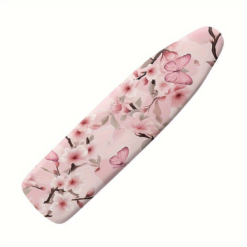 Standard Size Ironing Board Cover and Pad with Floral Design, Heat Reflective, Stain Resistant