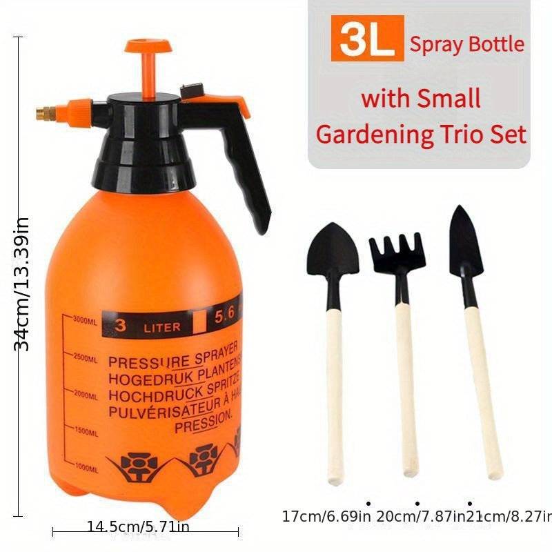 2/3L High-Pressure Garden Sprayer with Adjustable Nozzle for Lawn and Home Cleaning
