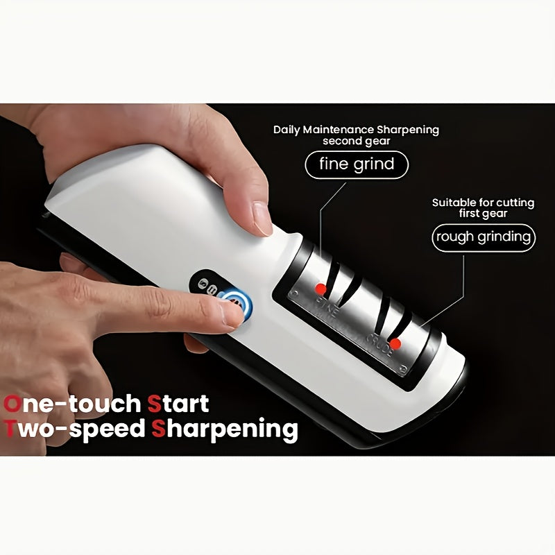 Elektr shovqinini sozlash uchun USB 2-bosqichli sozlanadigan tezlik bilan oshpaz va oshxona pichog'ini shimgichni