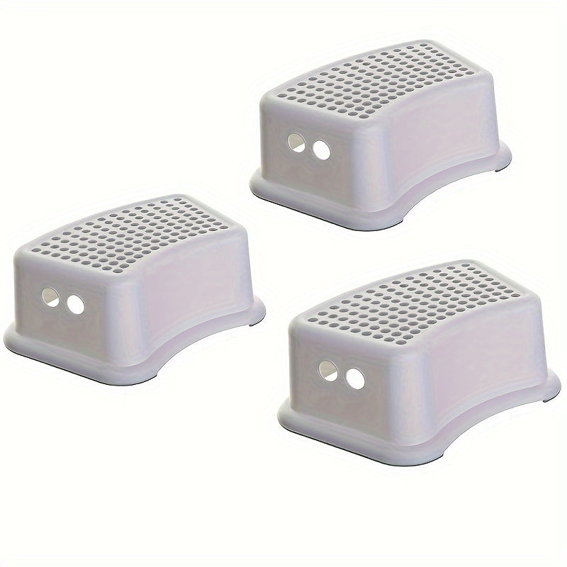 Taburete para niños 1-3 piezas antideslizante para lavabo de baño, altura para niños pequeños