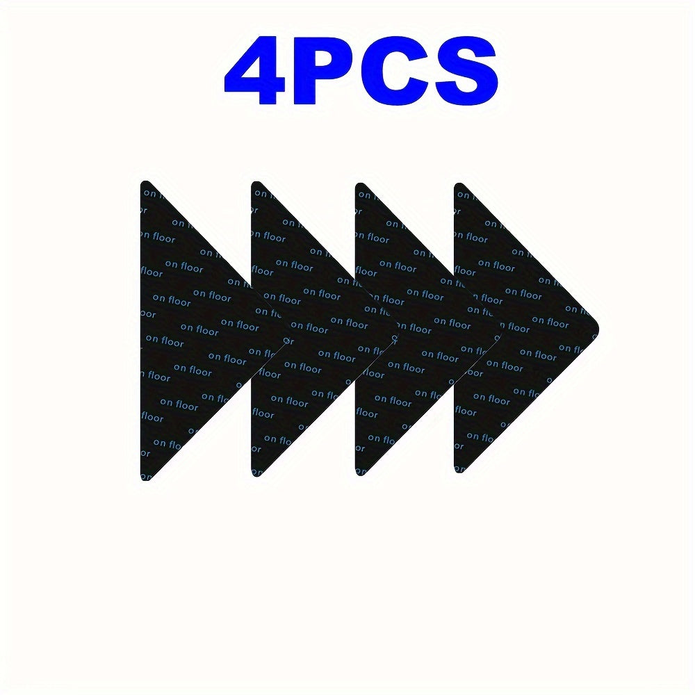 Anti-Curling Rug Grippers 4/8/16/28 Pieces Non-Slip Reusable Carpet Stickers