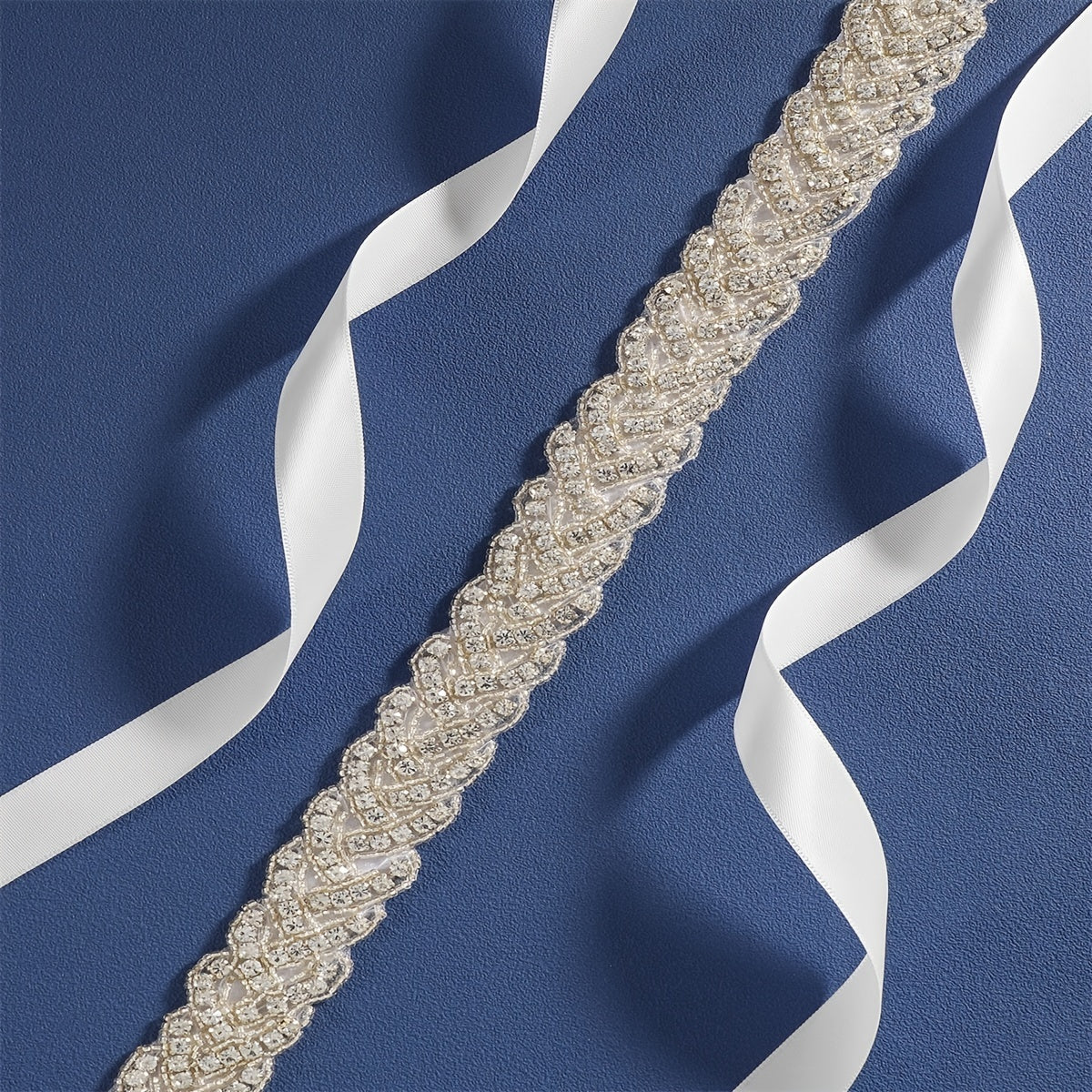 Women's Bridal Waist Chain Faux Pearl Rhinestone Girdle for Wedding Dresses