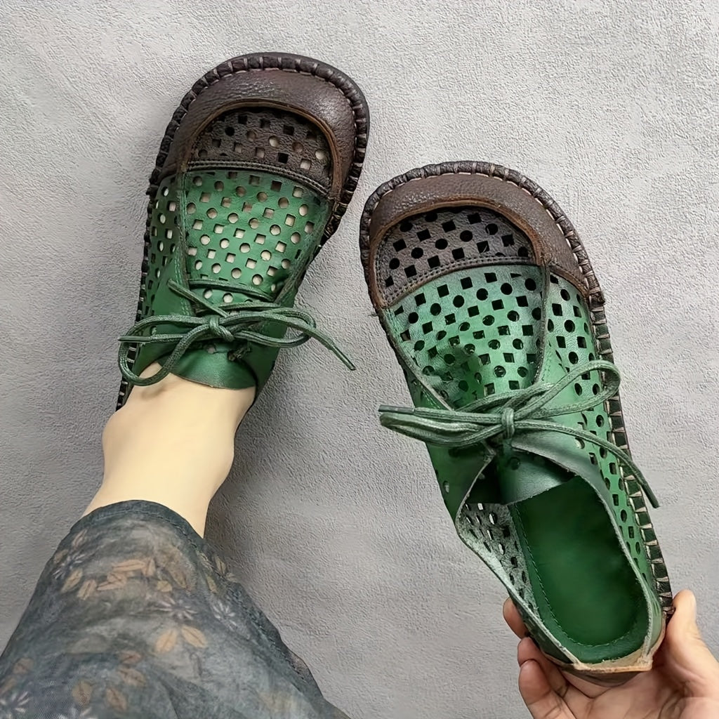 Zapatos vintage de mujer tipo Mary Jane con correa ajustable, transpirables, para todas las estaciones